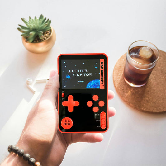 Mad Monkey - Console Retro Slim - incl. 300 giochi a 8 bit