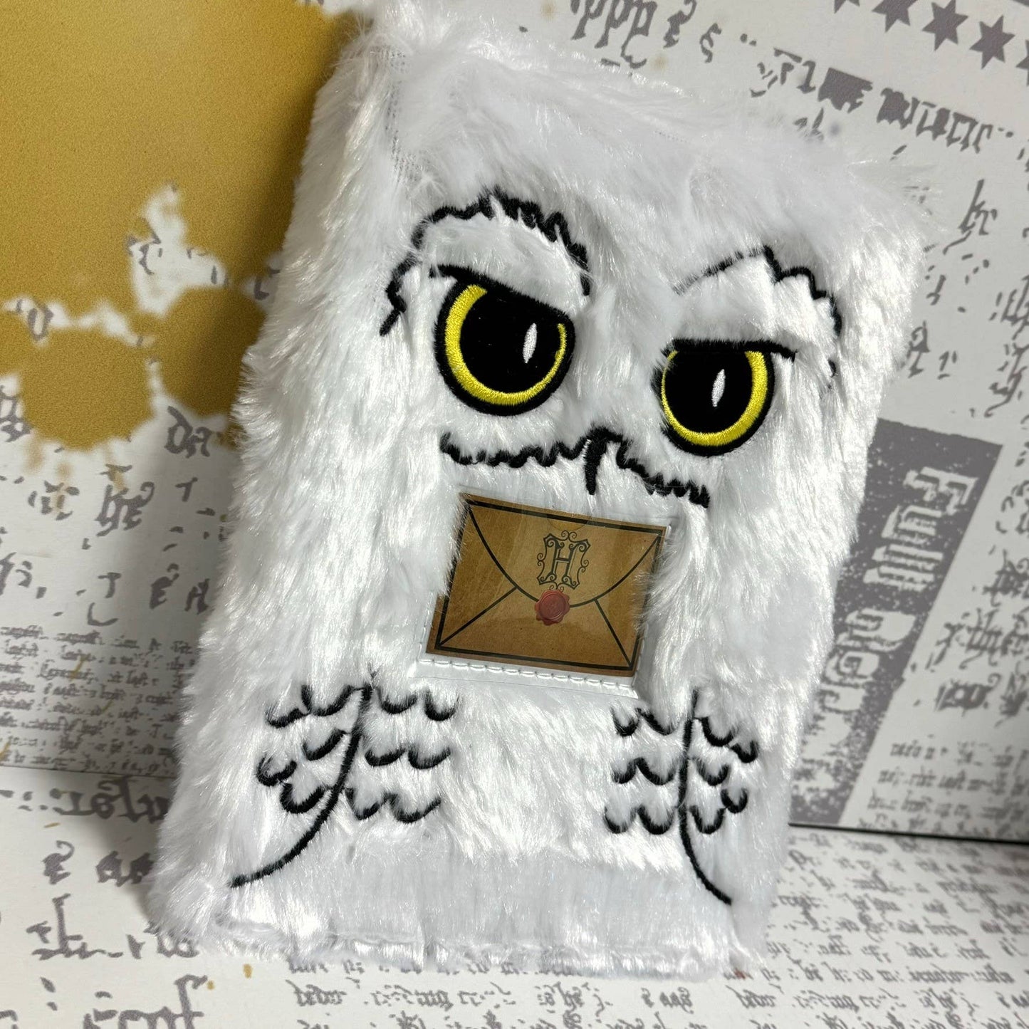 Harry Potter - Set di quaderni in peluche "Hedwig"