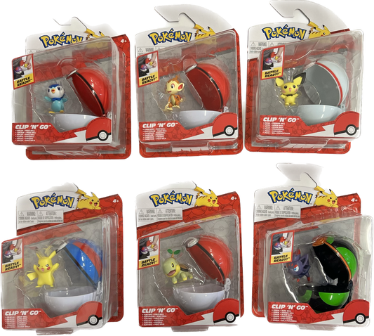 Pokemon Clip n' go Battle Ready